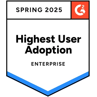 Highest User Adoption G2 2025