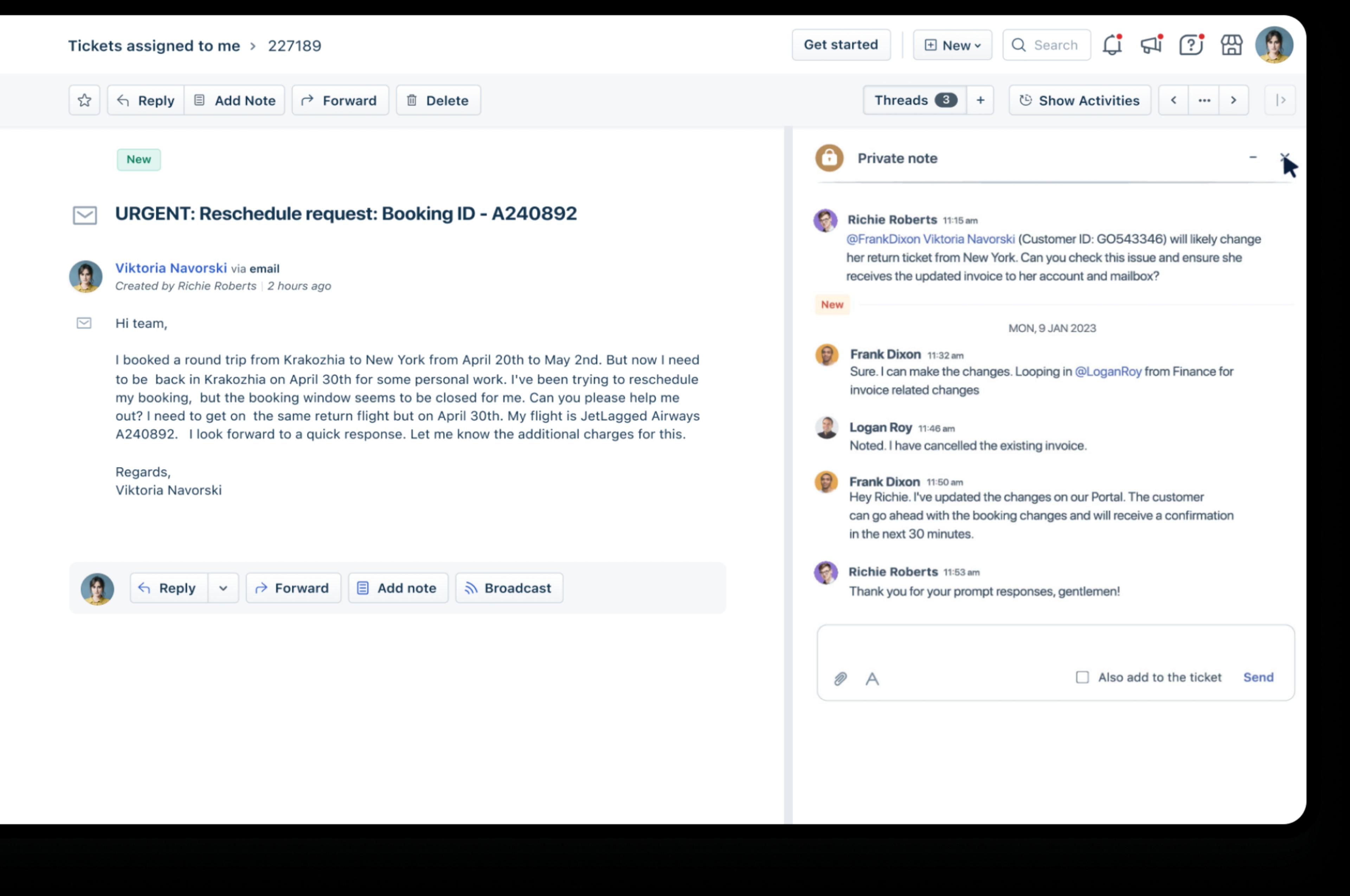 AI Helpdesk from Freshdesk ticketing system image