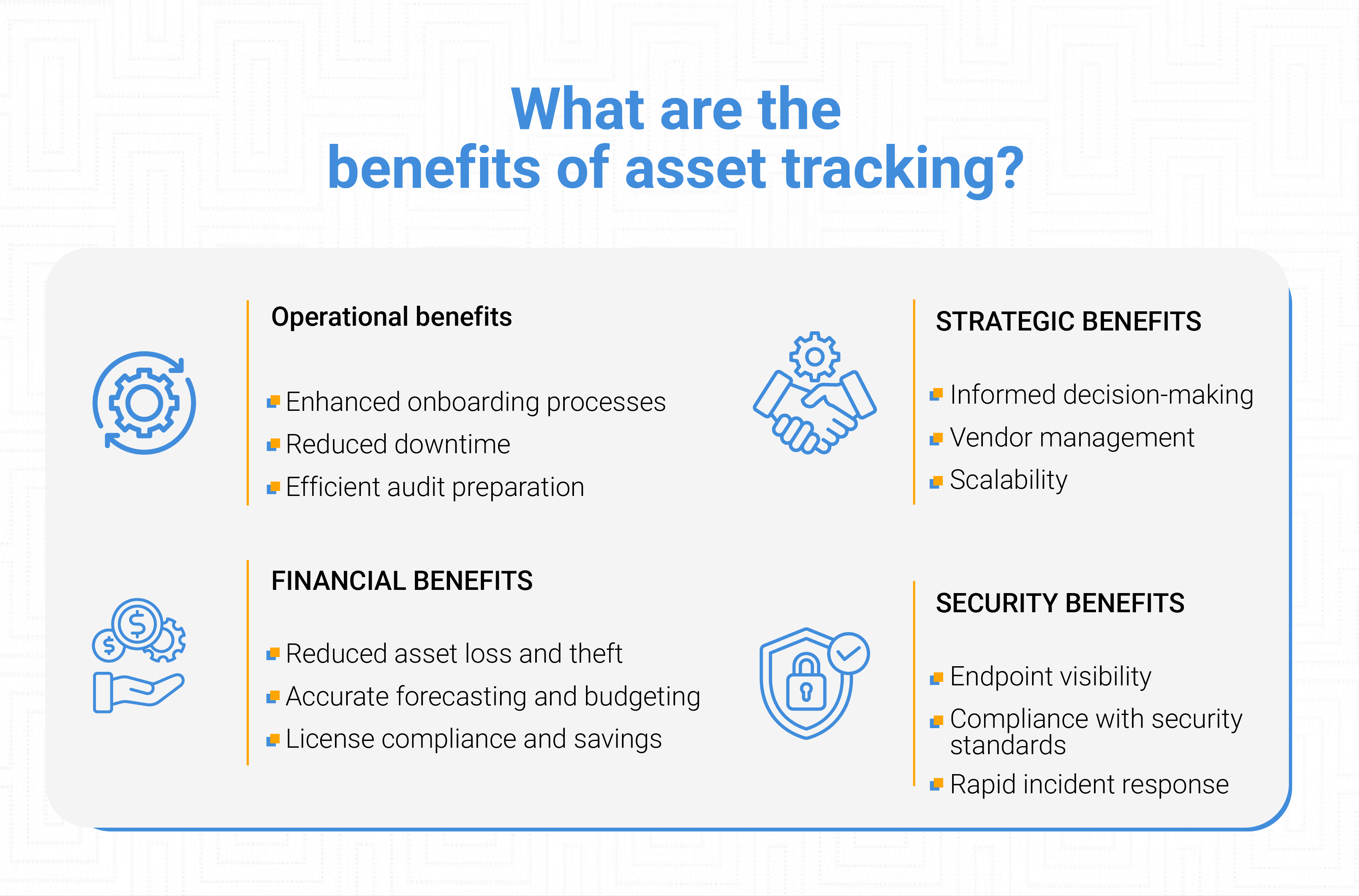 What are the benefits of asset tracking