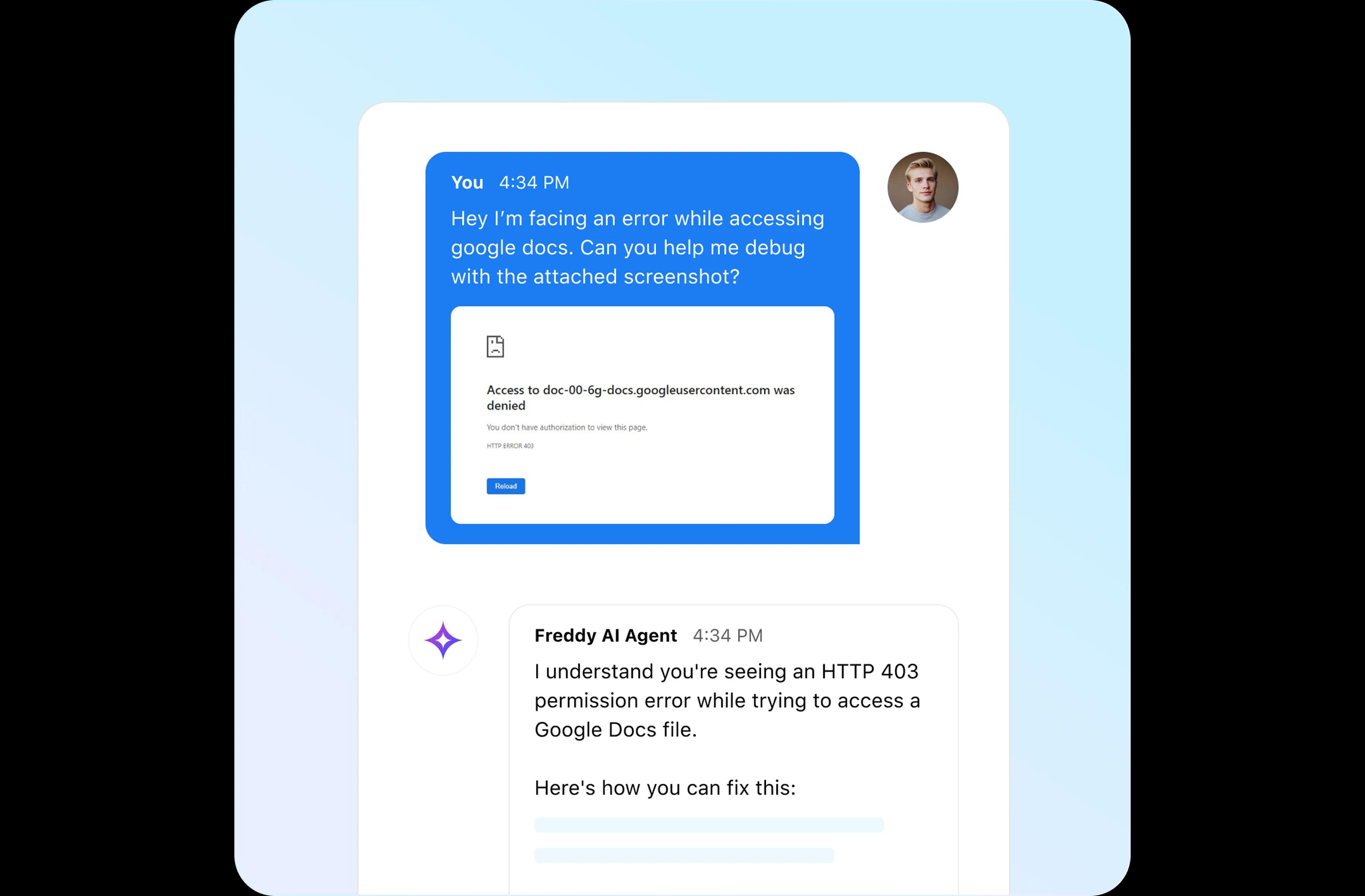 FREDDY AI AGENT PARA EX