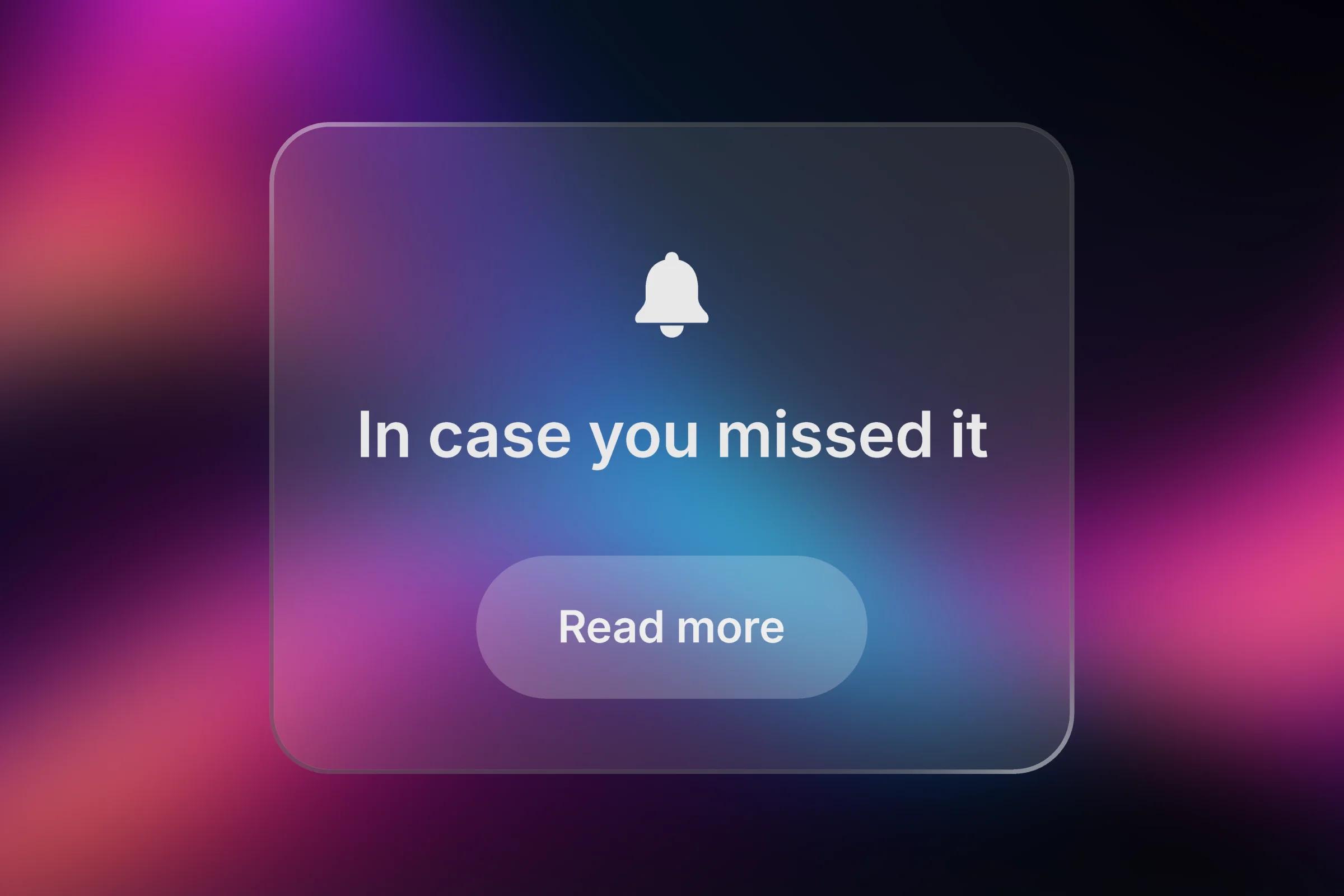 Illustration of a smartphone alert
