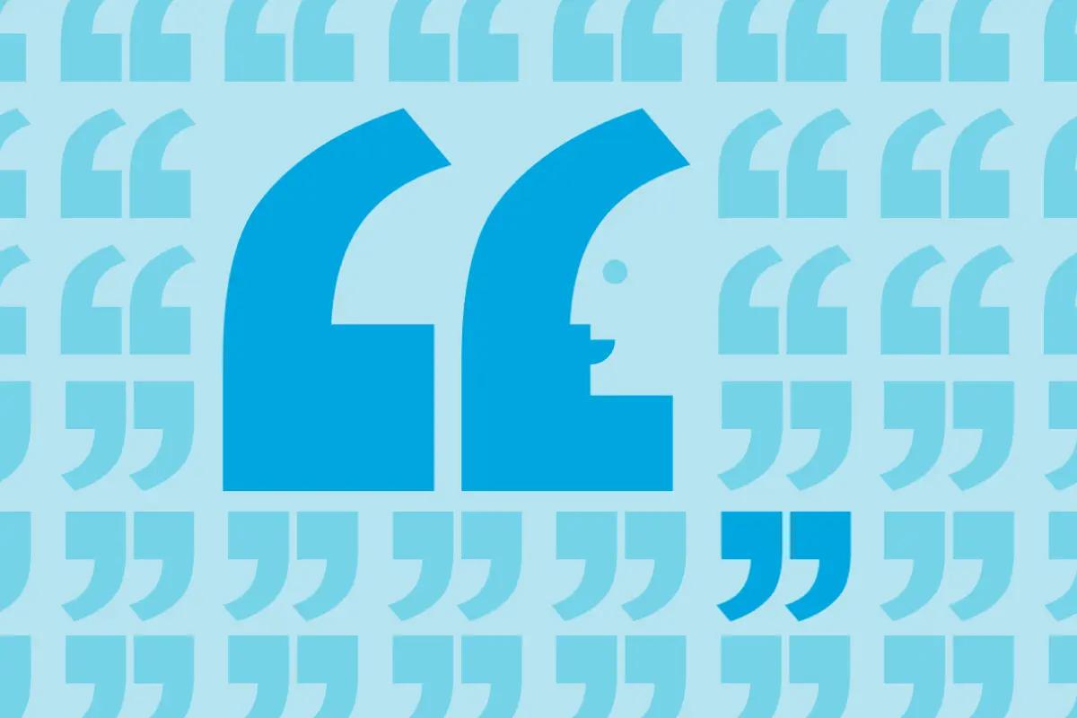 quotation mark illustration