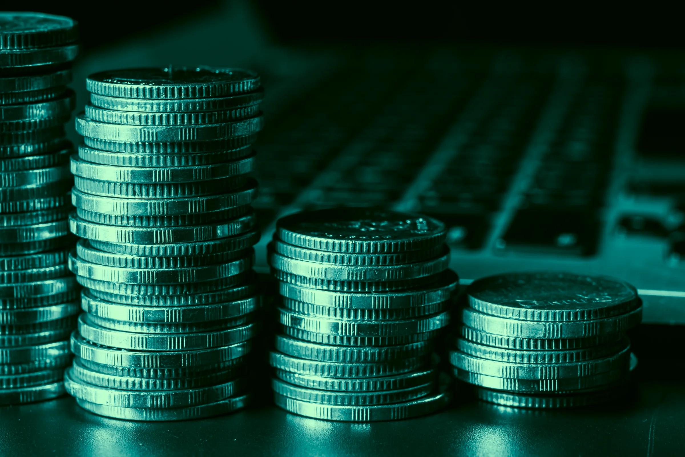 stack of coins