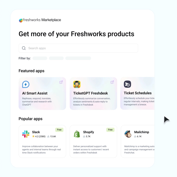 Freshworks Integrations